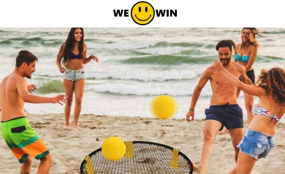 Replacement Balls | 3.5inch Yellow Soft Rubber Roundnet Game Balls