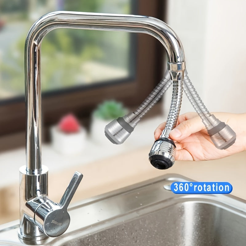 2 pieces of 360 ° rotatable faucet aerator, dual-mode high-pressure water-saving faucet extender