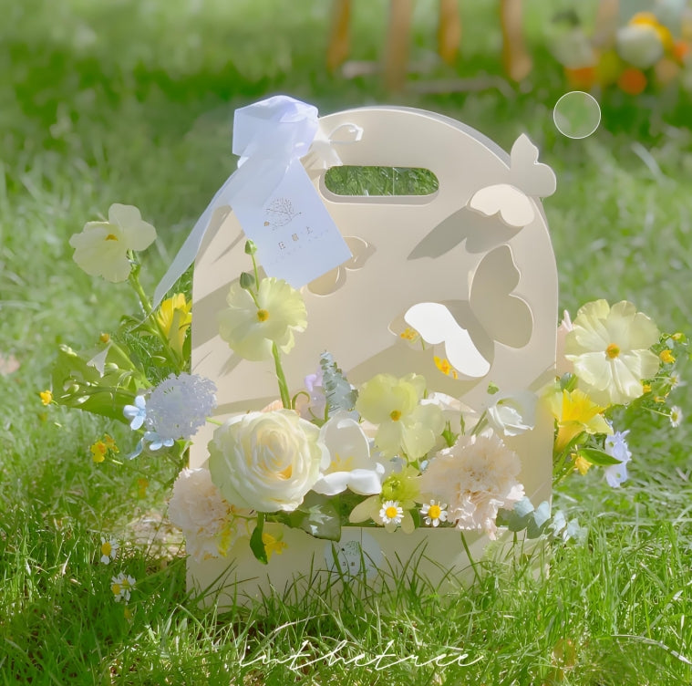 Handheld Flower Box - 38 Compartment Fresh Flower Bag Gifts for Girl for Mother