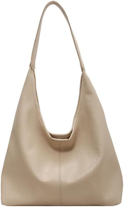 Bolso de gamuza para mujer, bolso estilo hobo, bolso holgado, bolso de mano de cuero de moda para la oficina 