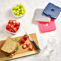 4packs Reusable & Long-Lasting Slim Ice Packs, Cold Packs for Lunch Boxes