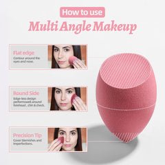 7 Pcs Makeup Sponge Set Blender Sponges for Liquid, Cream, and Powder, Multi-colored