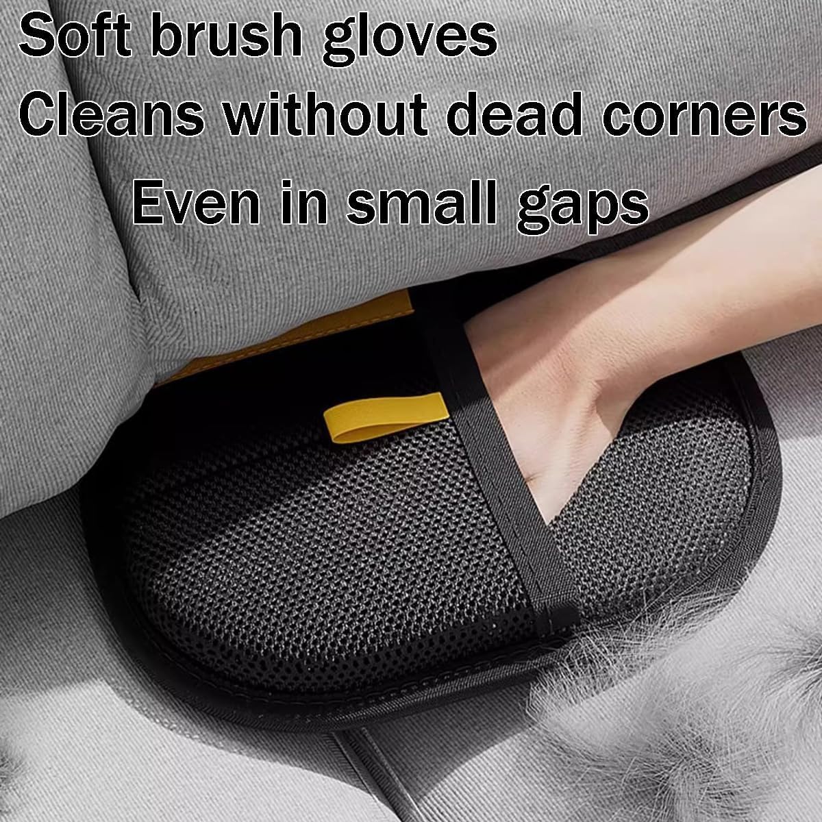 2025 New Pet Hair Removal Gloves (2PCS) - Reusable Grooming Mitt for Furniture, Carpet, Car Seat & Pets