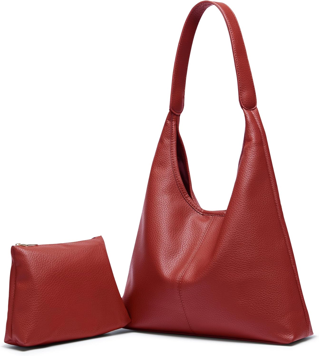 Bolso de gamuza para mujer, bolso estilo hobo, bolso holgado, bolso de mano de cuero de moda para la oficina 