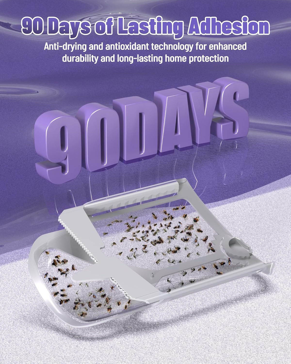 8 Packs ZEVO Flying Insect Trap Refills - Fits ZEVOM364 & Max, 100% Compatible