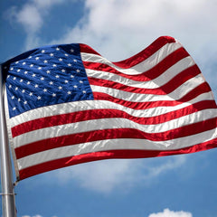 American Flag 3x5 ft – Heavy Duty Nylon with Embroidered Stars, Sewn Stripes & Brass Grommets