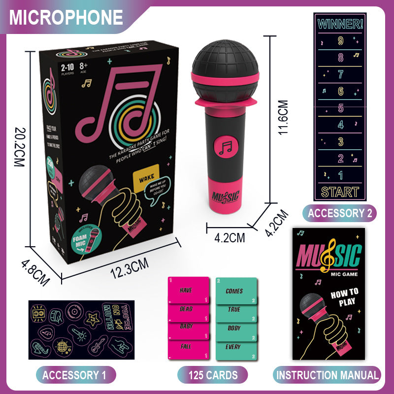 Lucky EggExcitingGrabTheMic Karaoke Bad Singer Card Board Game