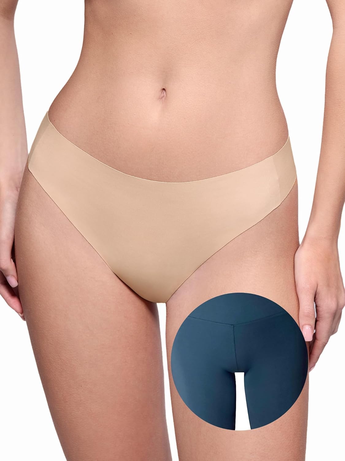Camel Toe Cover Thongs for Women Concealer Panties Seamless G-String Thongs Camel Toe Hider Underwear