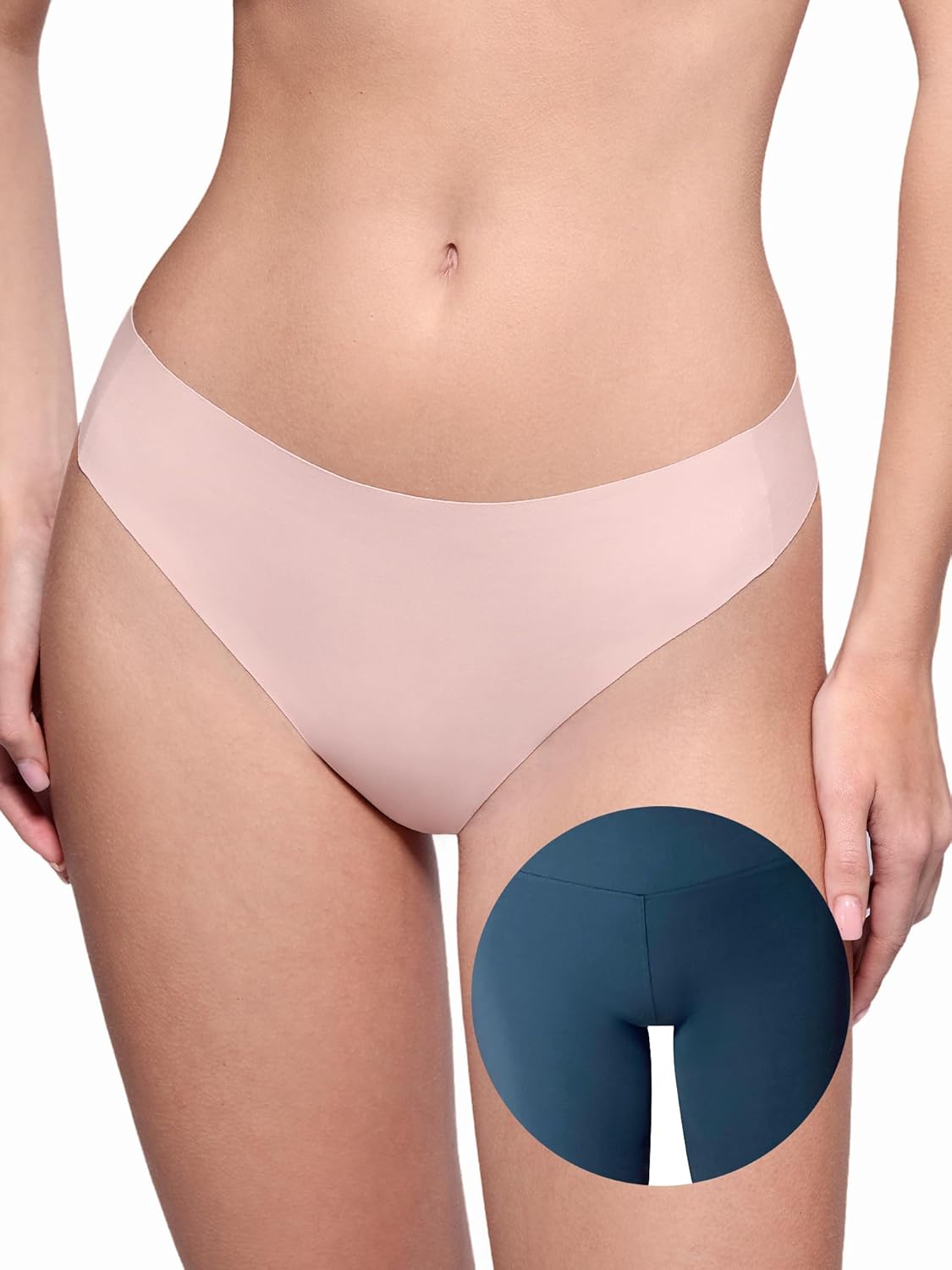 Camel Toe Cover Thongs for Women Concealer Panties Seamless G-String Thongs Camel Toe Hider Underwear