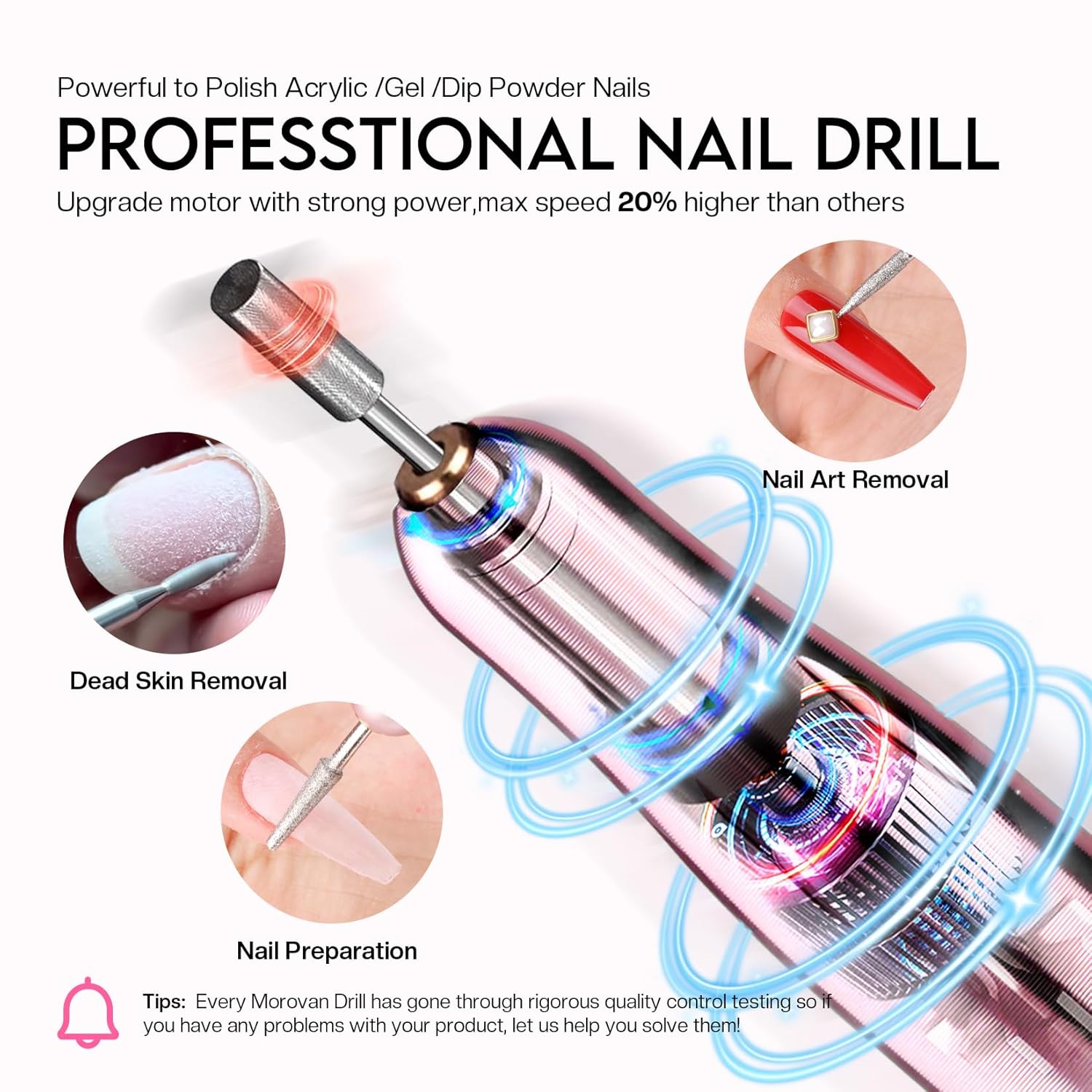 Complete Acrylic Nail Kit - Beginner-Friendly Pro Set with Drill (30 Pieces)