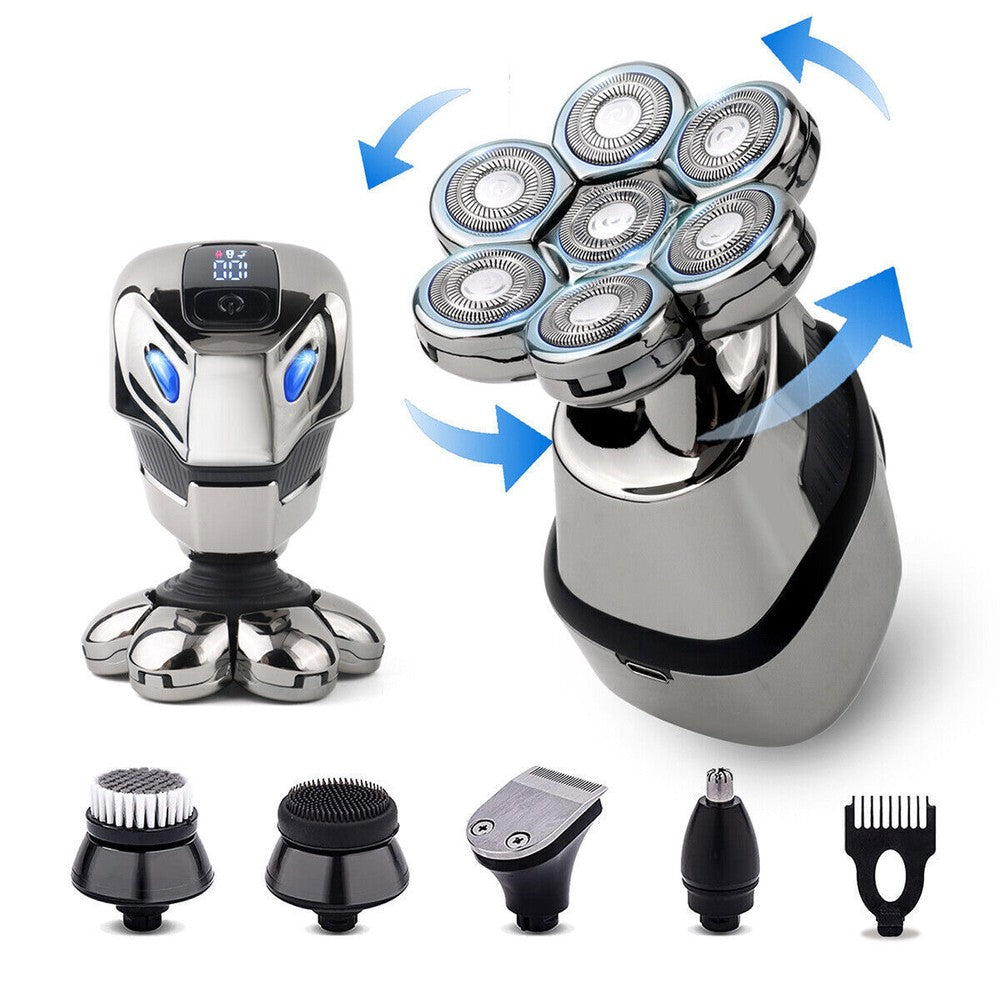 Cordless shaver trimmer men's 5-in-1 electric shaver