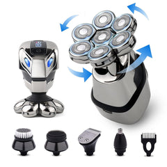 Cordless shaver trimmer men's 5-in-1 electric shaver