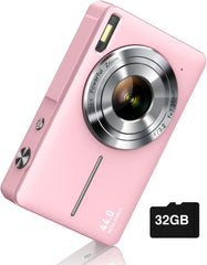 Digital Camera—1080P HD, 16x Zoom Anti-Shake, Compact Design (For Kids)