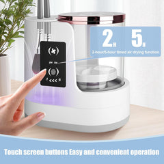 Electric Makeup Brush Cleaner – 3-in-1 Automatic Cleaner with Dryer, Multi-Functional Portable USB-Powered for All-Brush Types