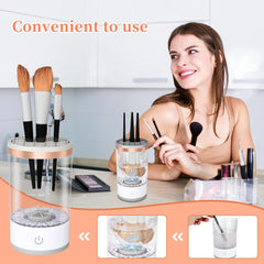 Multi-Functional Automatic Electric Makeup Brush Cleaner Energy Saving Convenient and efficient Makeup Brush Cleaning Solution