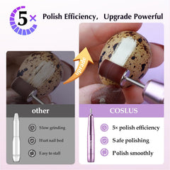 Electric Nail Drill File – Professional Tool for Acrylic/Gel/Dip Nails, Portable Kit with Polishing Tools & Bits/Bands