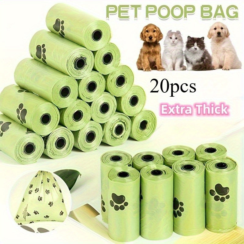 10 rolls/20 Rolls Extra Thick Leak Proof Dog Poop Bag