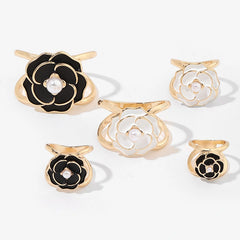 Clip de anillo para bufanda de moda, 1 unidad