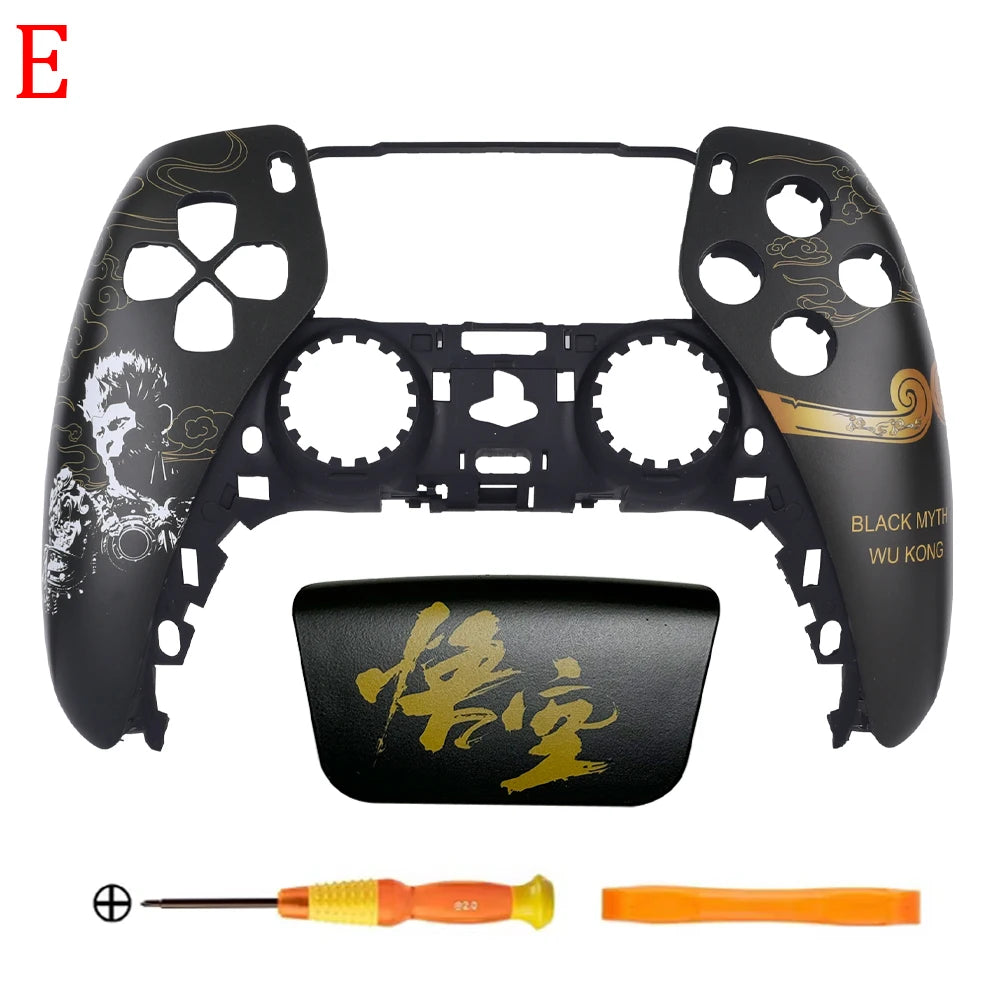for PS5 Controller Limited Spider / Call of Duty Shell Touchpad Gamepad Cover Replacement Front Case for BDM-010/020/030/040/050
