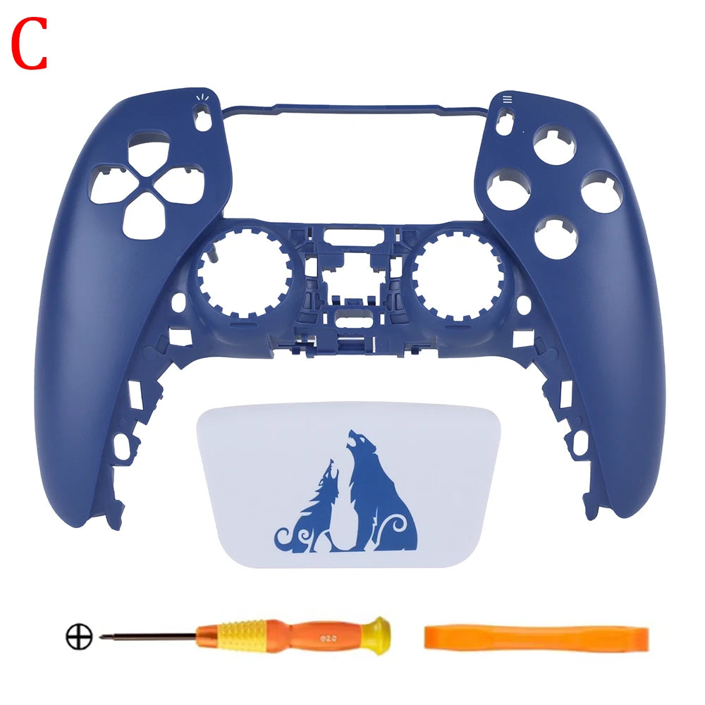 for PS5 Controller Limited Spider / Call of Duty Shell Touchpad Gamepad Cover Replacement Front Case for BDM-010/020/030/040/050