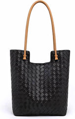 Bolso de mano de piel auténtica para mujer, tipo cartera, con asa superior, suave, para hombro, con cremallera, de tamaño mediano, para viajes de trabajo 