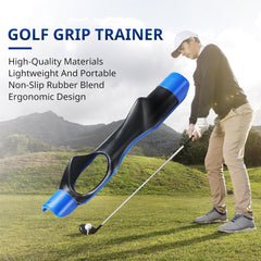 Golf Grip Trainer Kit - Correct Hand Position Training Aid for Clubs