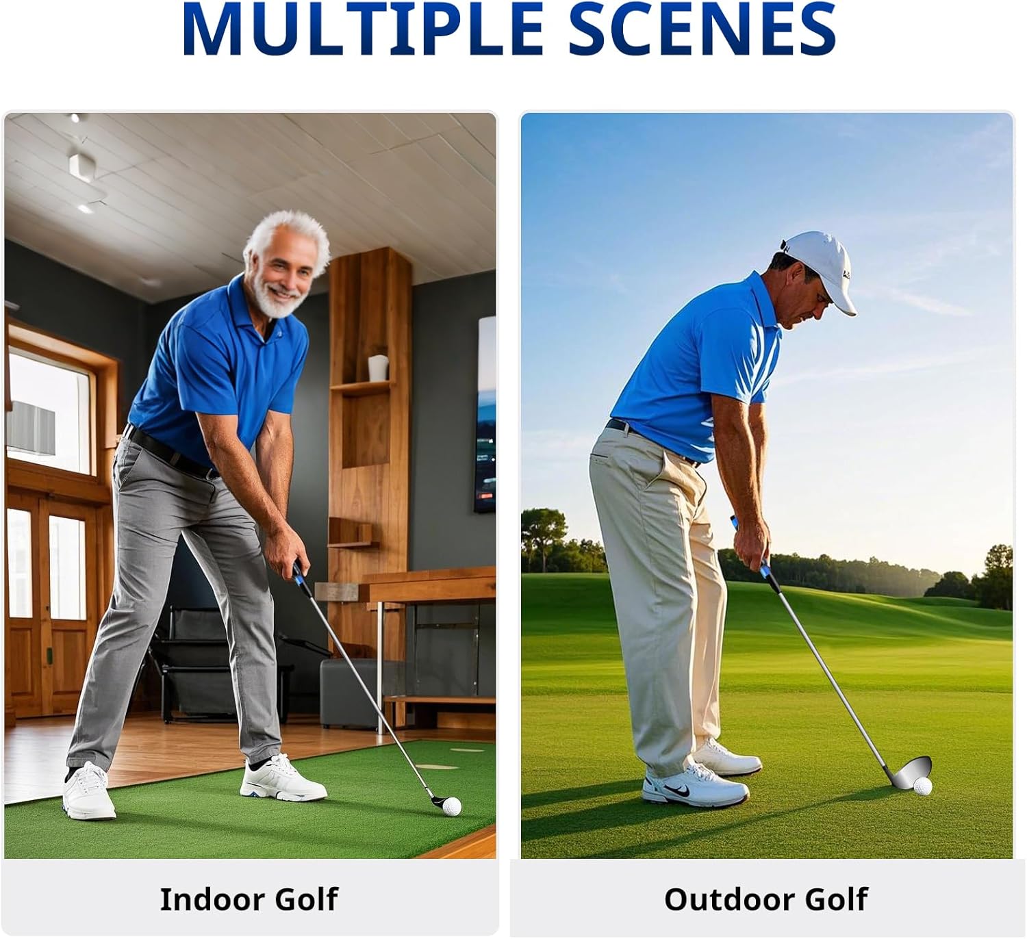 Golf Grip Trainer Kit - Correct Hand Position Training Aid for Clubs