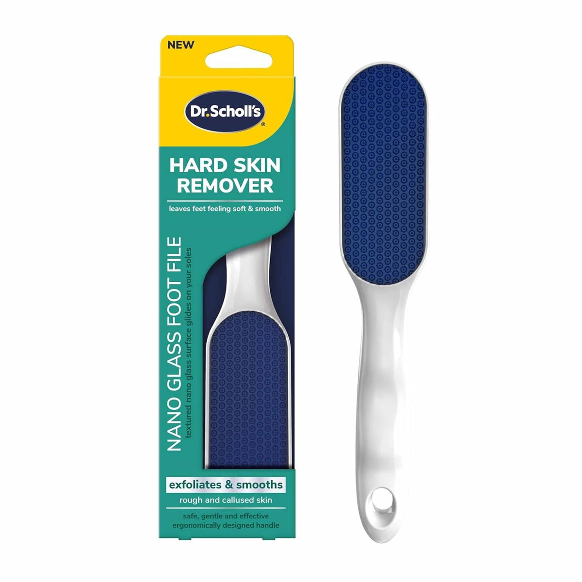 Hard Skin Remover Nano Glass Foot File - Hygienic Pedicure Tool for Durable Dead Skin & Callus Removal, Long-Lasting Buffer & Soft Feet