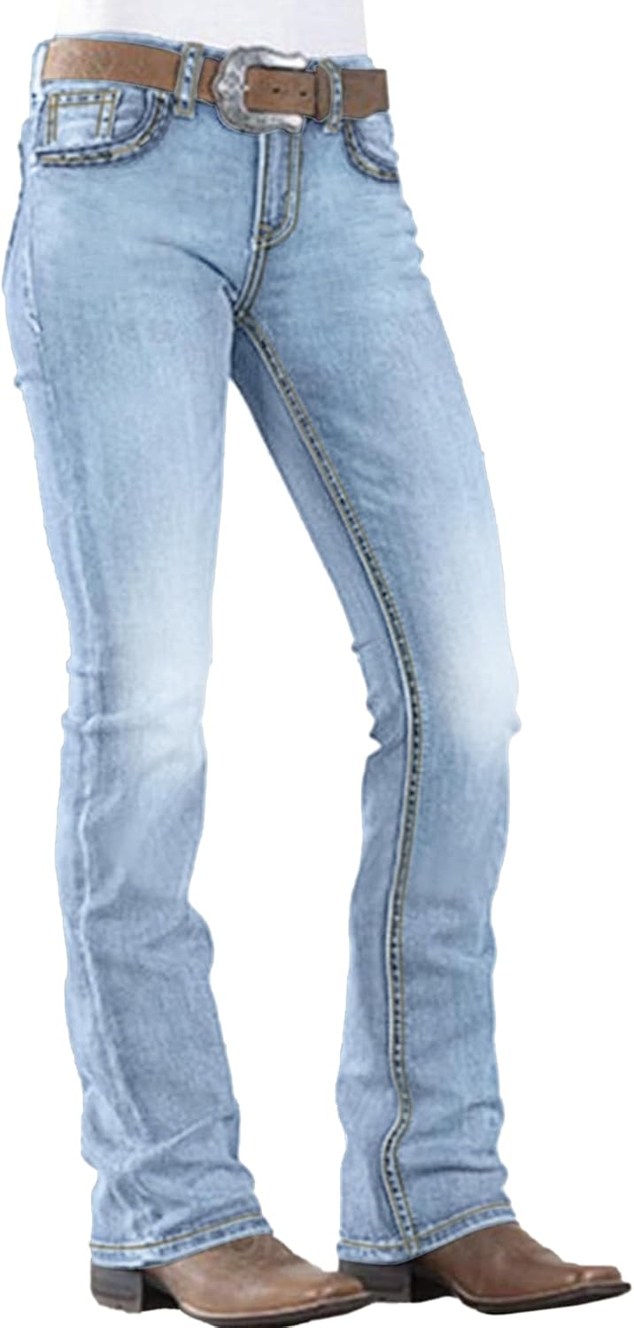 Pantalones vaqueros de mujer, pantalones vaqueros de tiro medio y corte acampanado de los años 90, pantalones vaqueros negros de alta elasticidad, pantalones de mezclilla de corte acampanado para mujer 