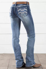 Pantalones vaqueros de mujer, pantalones vaqueros de tiro medio y corte acampanado de los años 90, pantalones vaqueros negros de alta elasticidad, pantalones de mezclilla de corte acampanado para mujer 