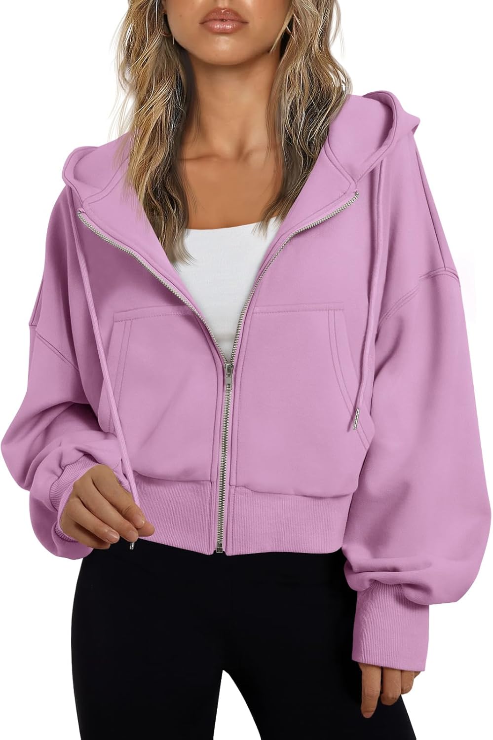 Sudaderas con capucha de moda Queen para mujer, sudaderas cortas con cremallera completa, chaquetas, tops casuales y cómodos para el gimnasio, conjuntos de otoño e invierno 2024 
