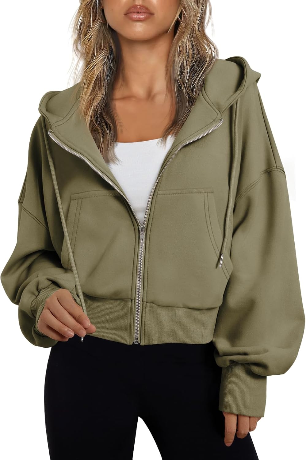 Sudaderas con capucha de moda Queen para mujer, sudaderas cortas con cremallera completa, chaquetas, tops casuales y cómodos para el gimnasio, conjuntos de otoño e invierno 2024 