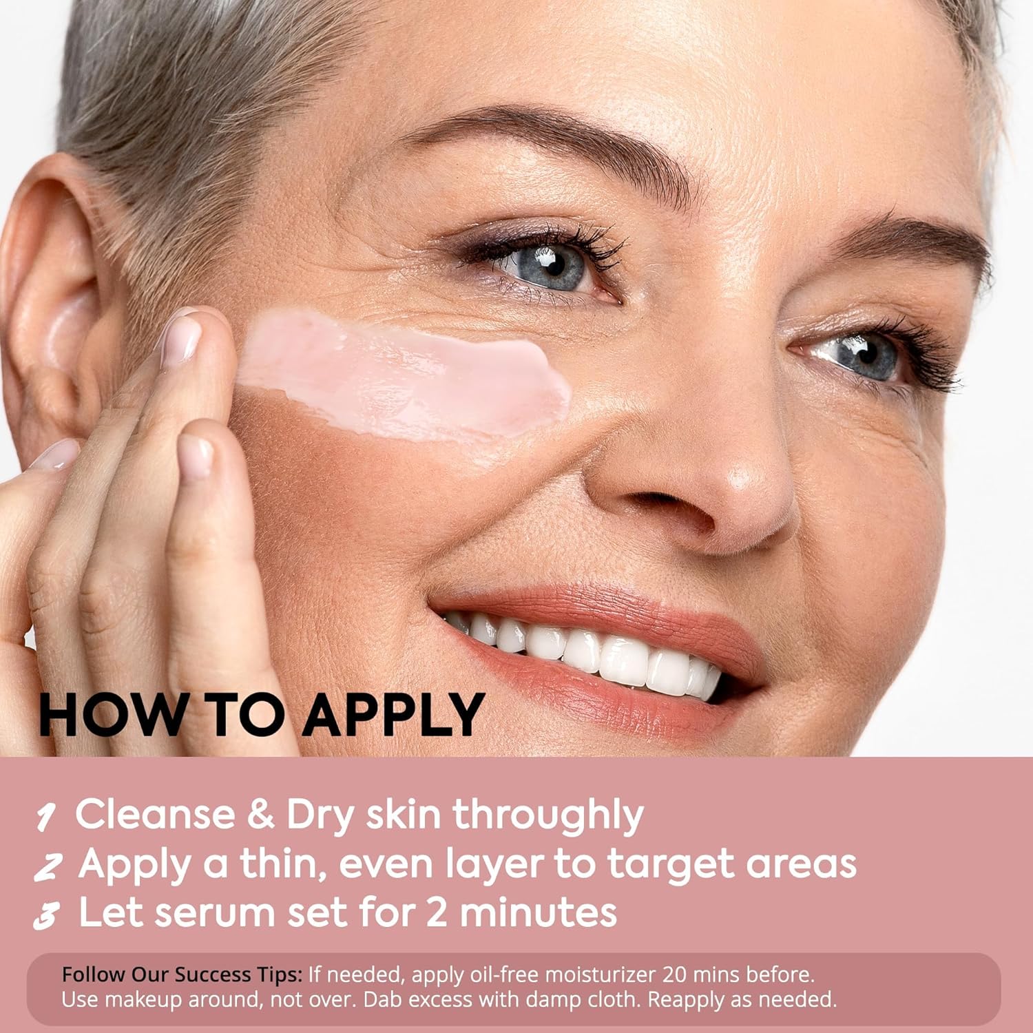 Instant Eye & Face Lift: Rapid Under Eye Bags, Wrinkles, Smile & Forehead Lines Remover, 2-Minute Treatment in 1 fl. oz