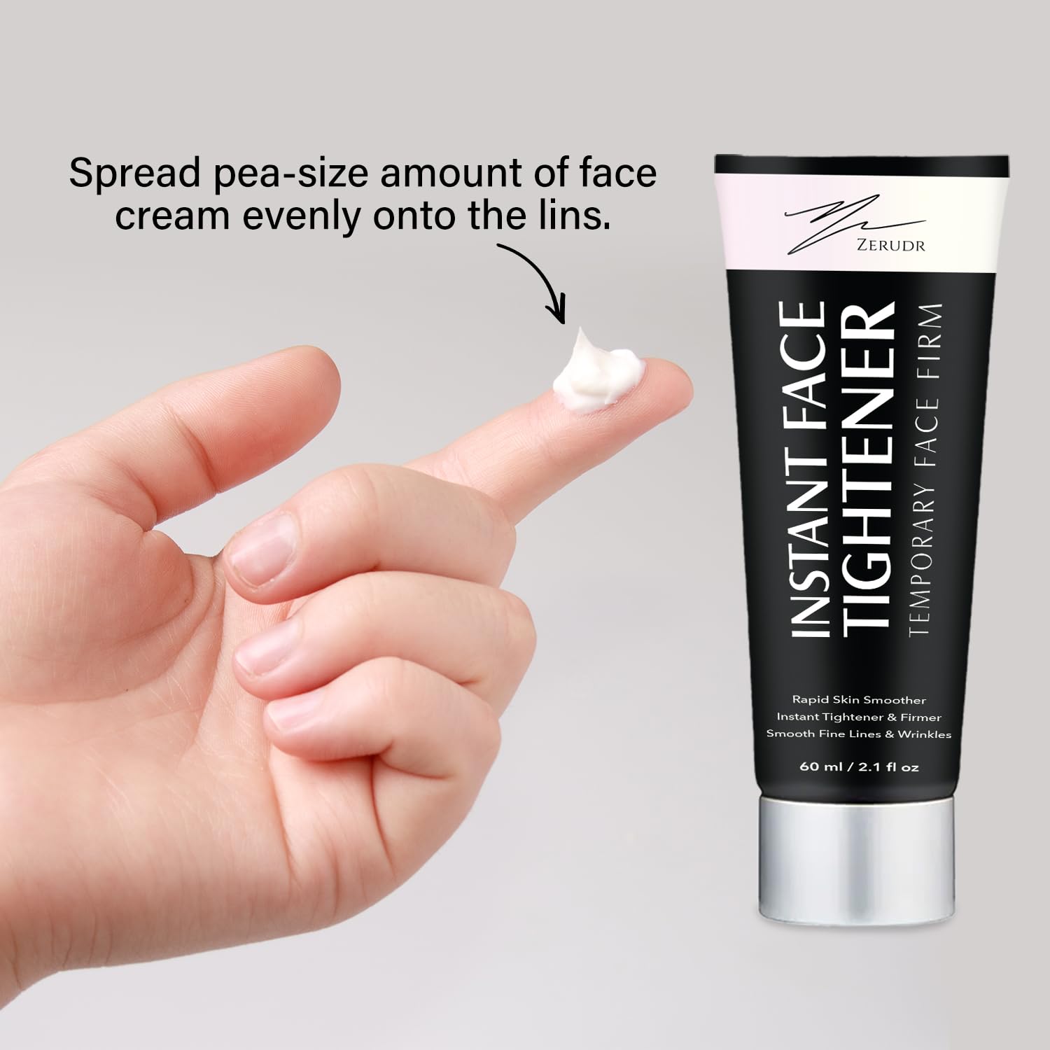 Instant Temporary Face Tightener:Face Firm and Smooth Fine Lines, Pores and Deep Wrinkles Tightening and Lifting cream