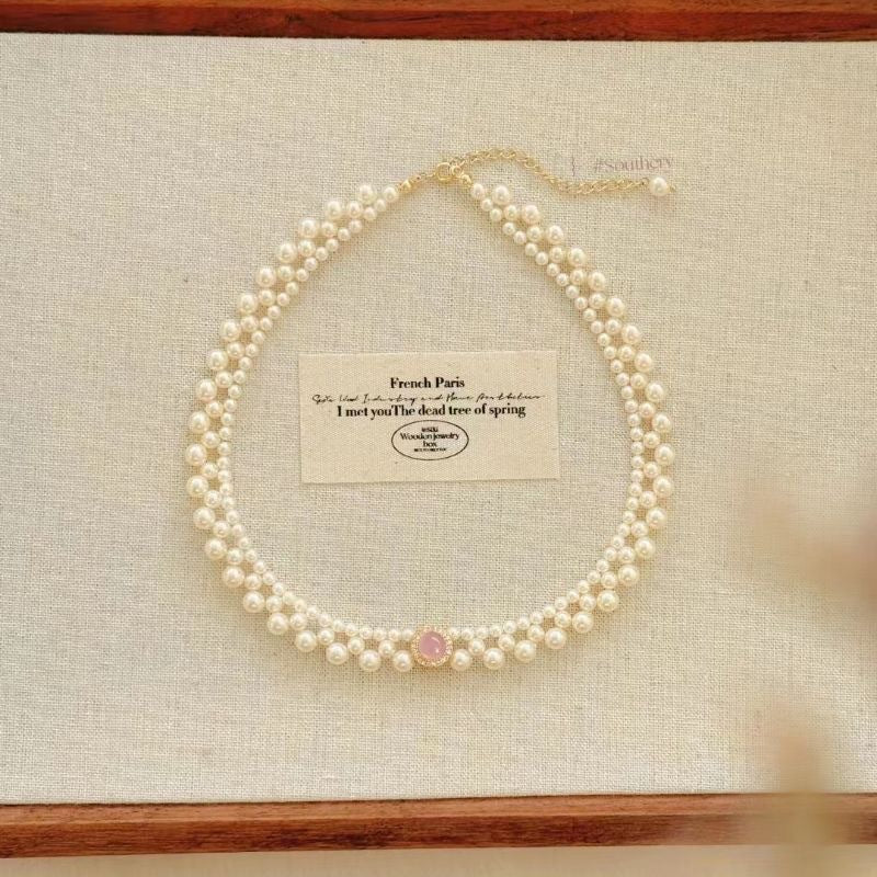Elegant Pearl Bracelet Necklace Ring Jewelry Set the Perfect Gift for Her