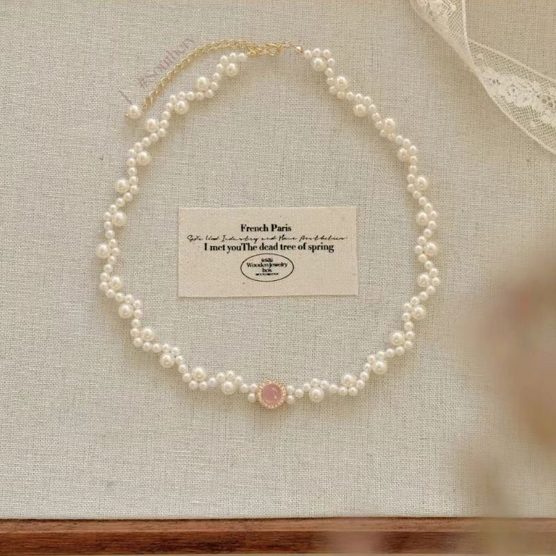 Elegant Pearl Bracelet Necklace Ring Jewelry Set the Perfect Gift for Her