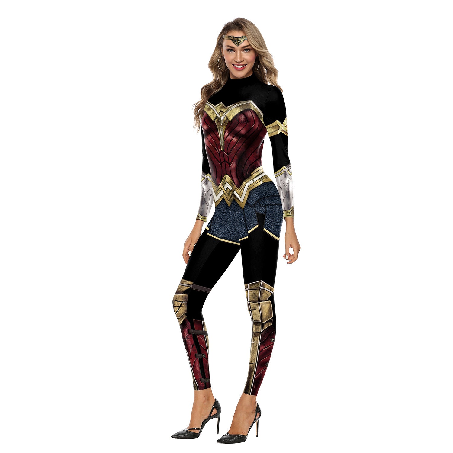 Justice League cosplay women's jumpsuit stage performance costume for men and women