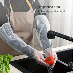 20 piece Set of Long Kitchen Cleaning Gloves, Extended Anti Slip Household Gloves
