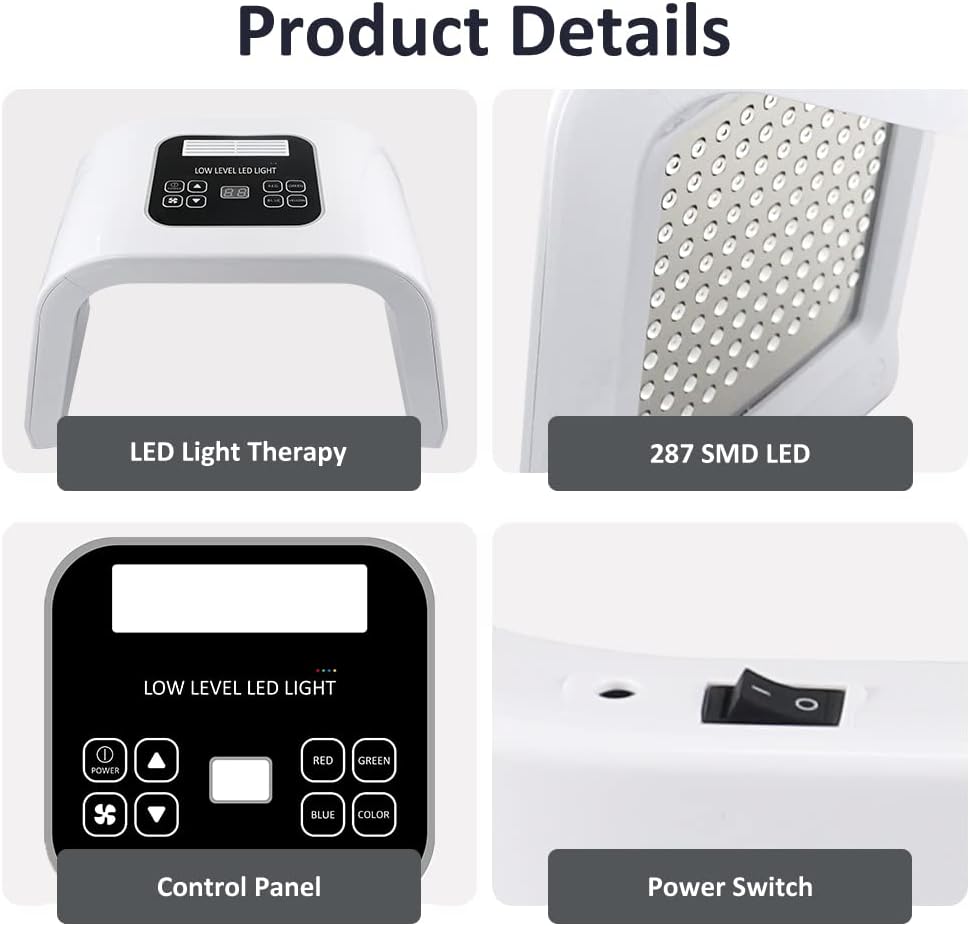 L-E-D Light 7 Color SPA Facial Light Multifunctional Beauty Machine for Women Home Salon