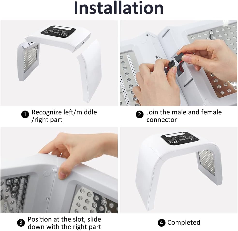 L-E-D Light 7 Color SPA Facial Light Multifunctional Beauty Machine for Women Home Salon