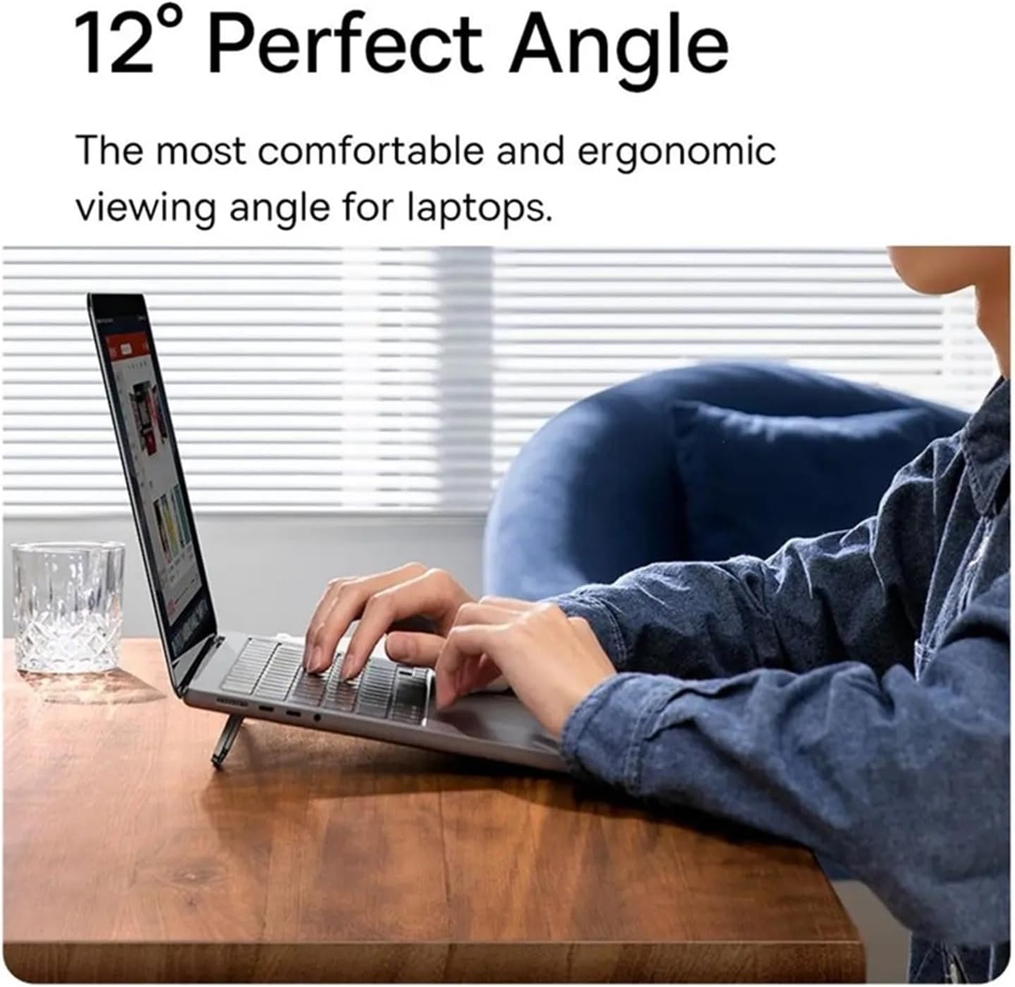 Portable Laptop Holder Adjustable Height Foldable Laptop Stand Ultra