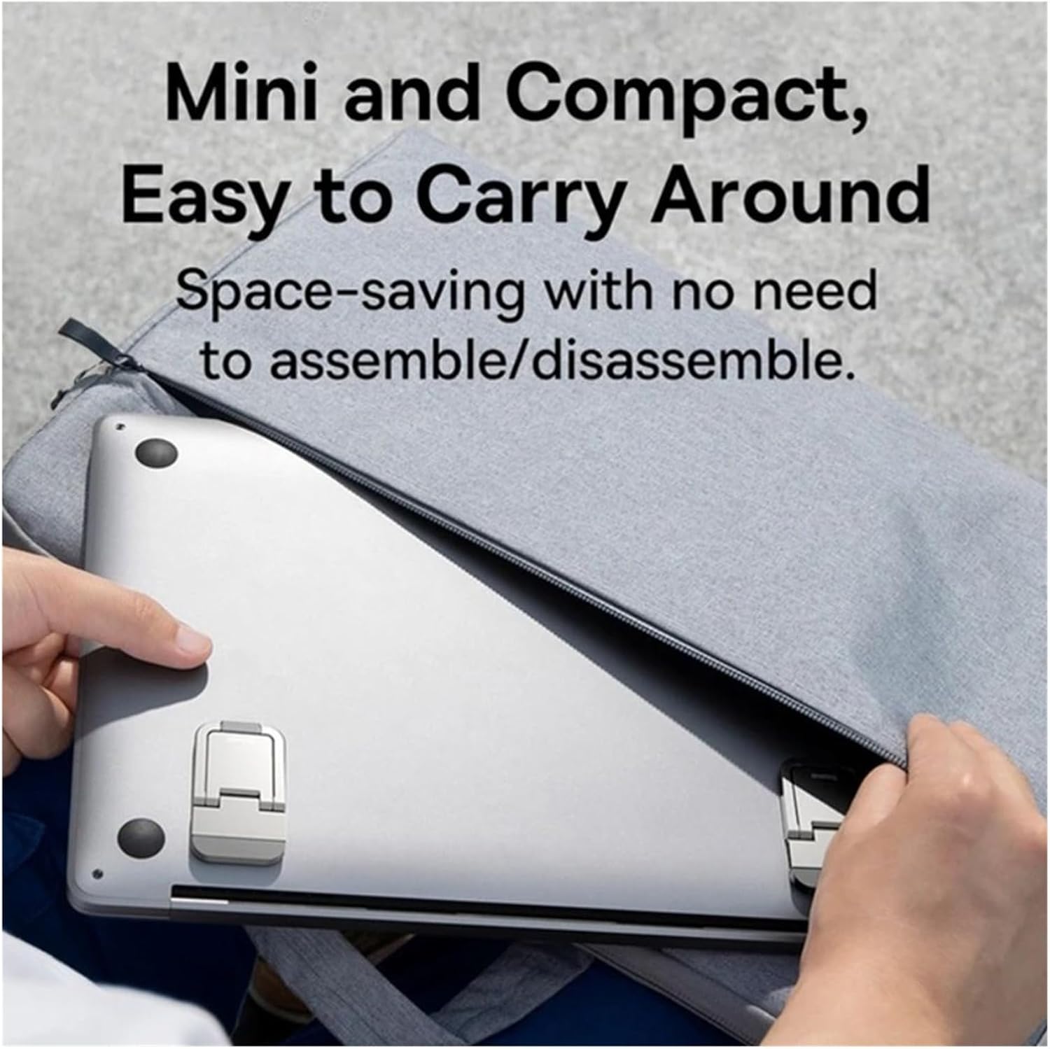 Portable Laptop Holder Adjustable Height Foldable Laptop Stand Ultra