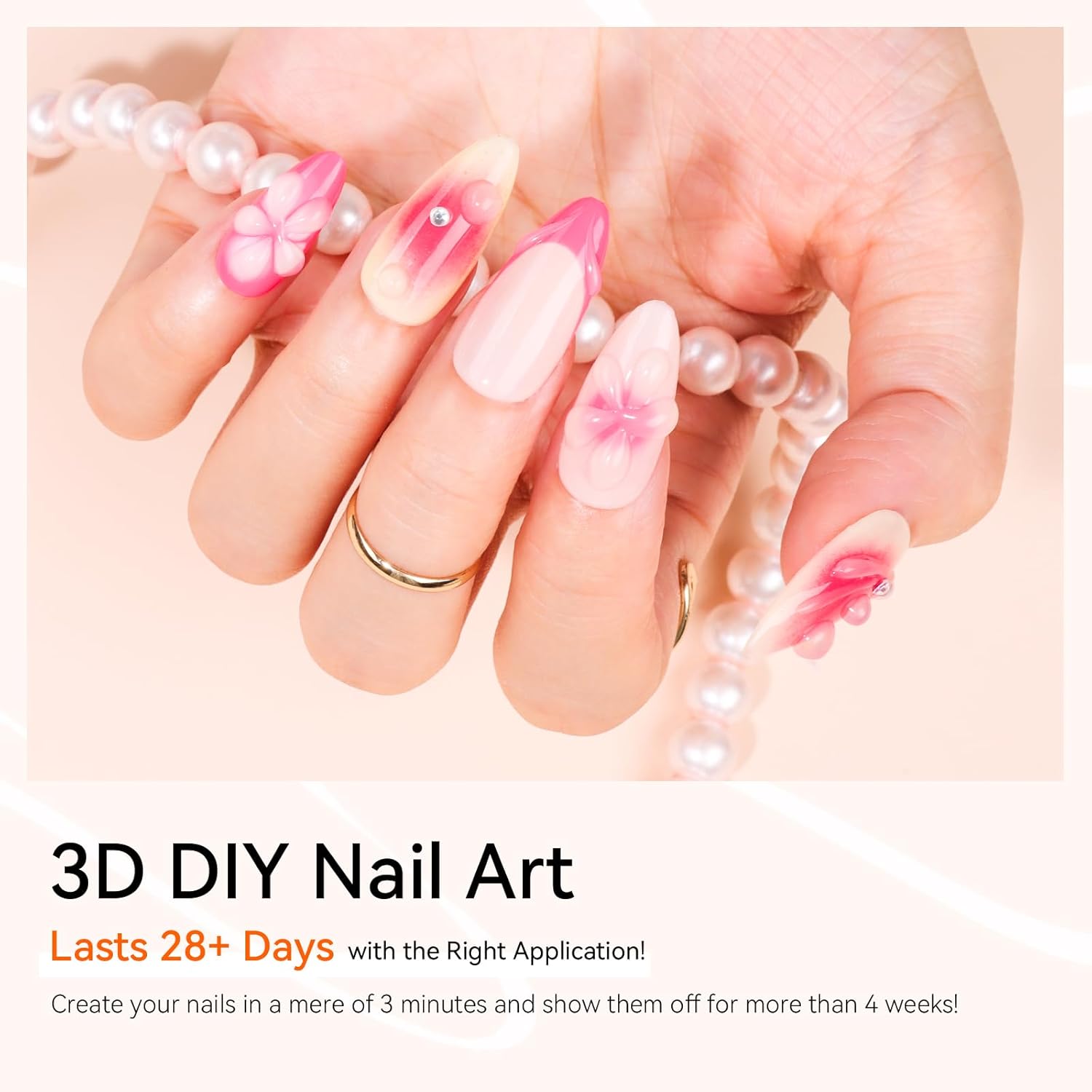 Makartt 3D Sculpting Nail Gel Glue 15g - No-Wipe Clear Polish for DIY Art: Drawing, Molding, Sculptures & Decor