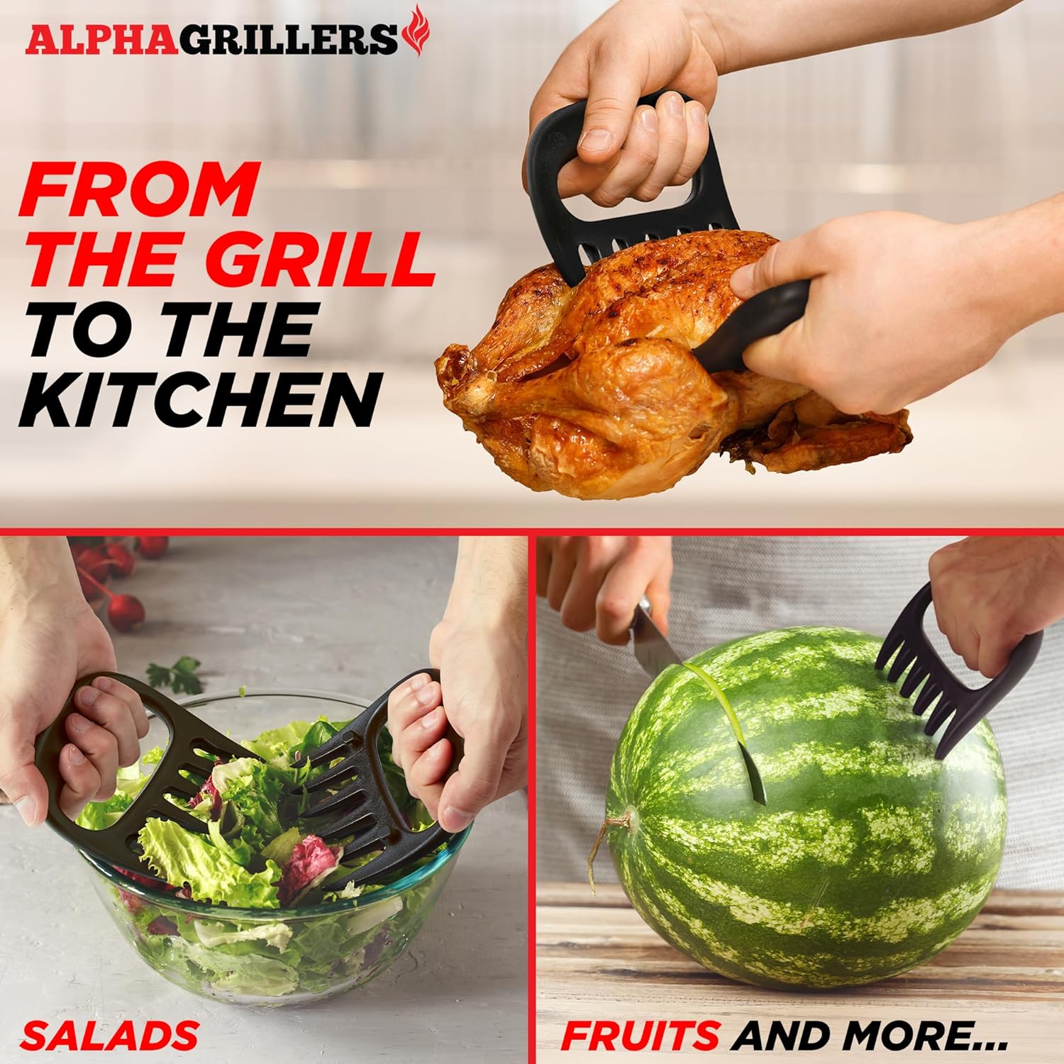 Meat Shredder Claws Grilling Accessories BBQ Accessories Grill Puller for Cooking Shredding Barbecue