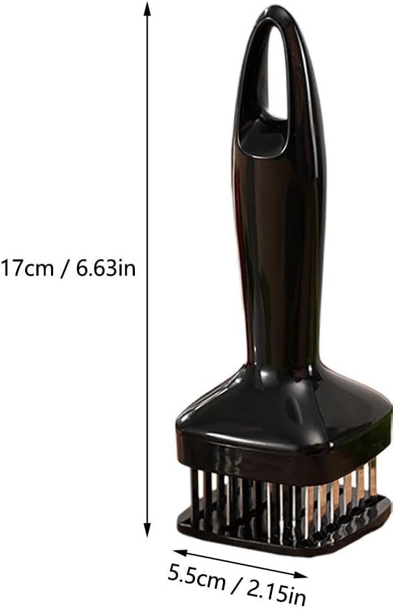 Stainless Steel Meat Tenderizer Needle Tool, Meat Tenderizer Tool with Ultra Sharp Stainless Steel Needle Blades