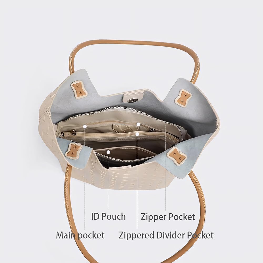 Bolso de mano de piel auténtica para mujer, tipo cartera, con asa superior, suave, para hombro, con cremallera, de tamaño mediano, para viajes de trabajo 
