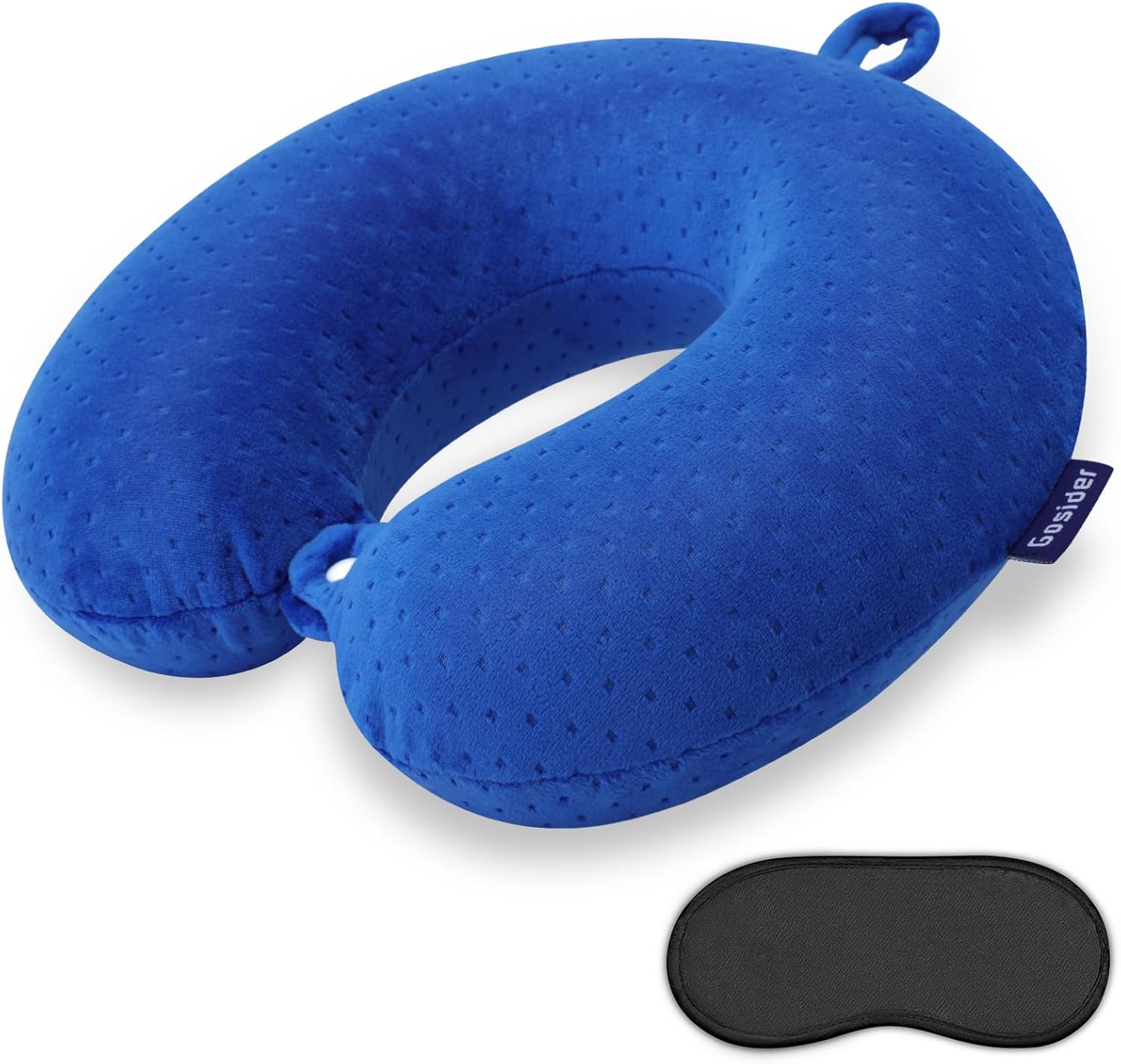 Memory Foam U-Shaped Neck Pillow—Comfortable, Head Support (Pink, For Planes/Trains/Cars)
