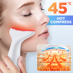 EMS Microcurrent Color Light Constant Temperature Neck Beauty Instrument Vibration Neck Massage Instrument Introduction Instrument Neck Pattern Neck Beauty Tool