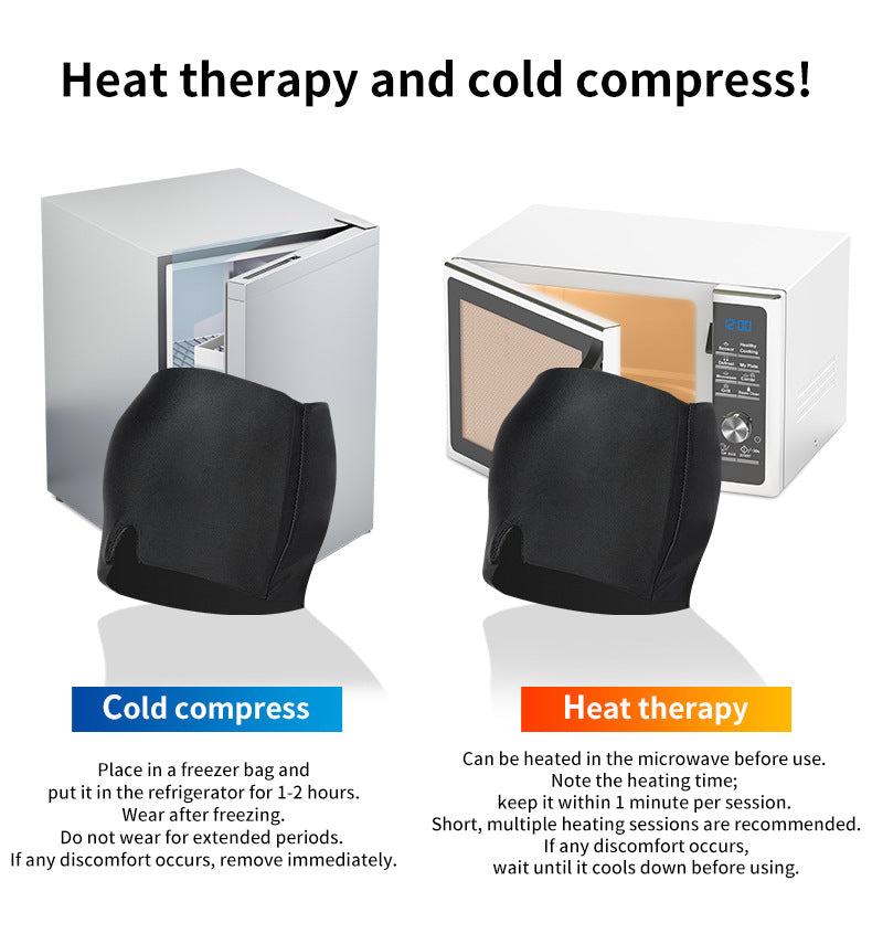 Odorless Migraine Relief Cap with Hot/Cold Therapy & 360° Gel Coverage
