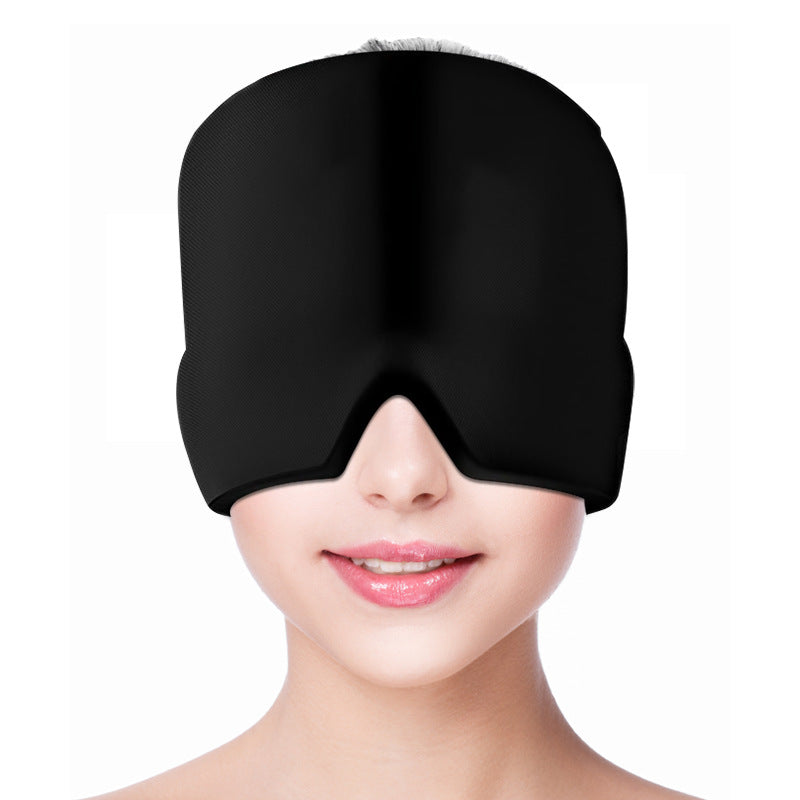 Odorless Migraine Relief Cap with Hot/Cold Therapy & 360° Gel Coverage